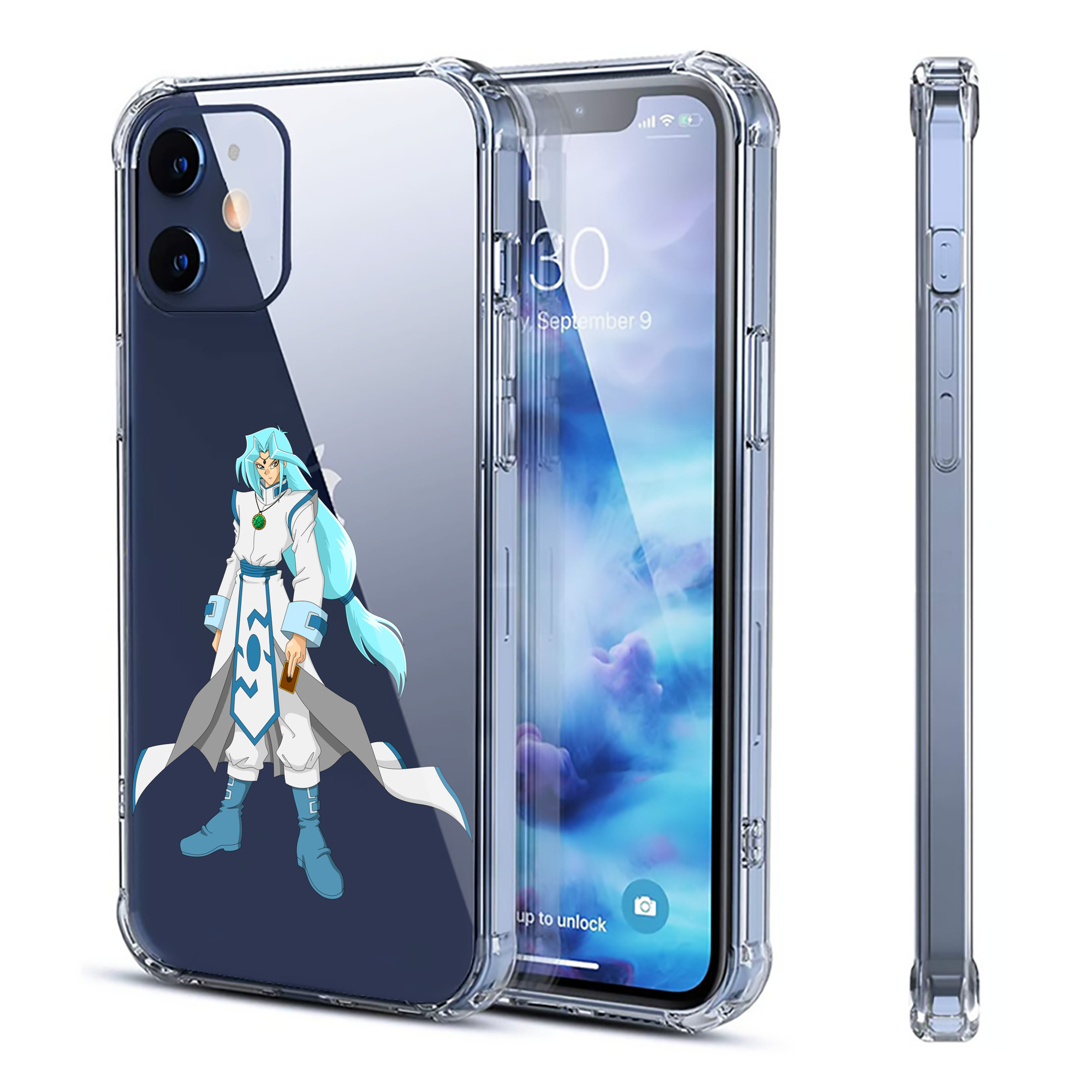（画像用） 遊☆戯☆王 Yu-Gi-Oh! 【iPhone 12シリーズ対応】透明スマホケース（クリアソフトケース）